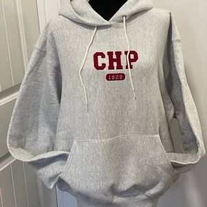 California Highway Patrol CHP Extra Heavyweight Hoodie Sz M, Runs like L- XL
